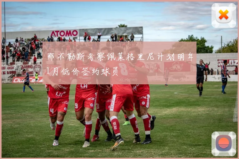 那不勒斯考察佩莱格里尼计划明年1月低价签约球员